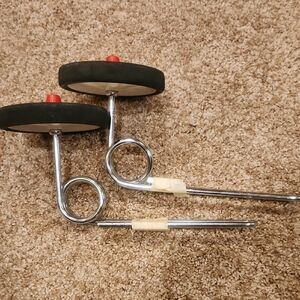 Bicycle Training Wheels with Red Accents